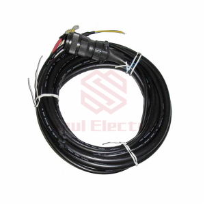 GE IC800VMCP050 Power Cable for 100-750W Servo Motor, 5-Meter