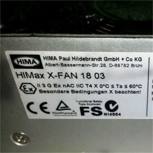 HIMA X-FAN 18 03 FAN Module-Guaranteed Quality